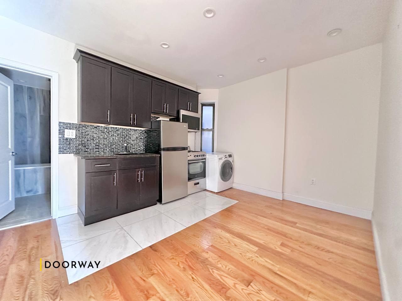 Interior of unit 1D at 24 Rogers Avenue, Brooklyn, NY, 11216