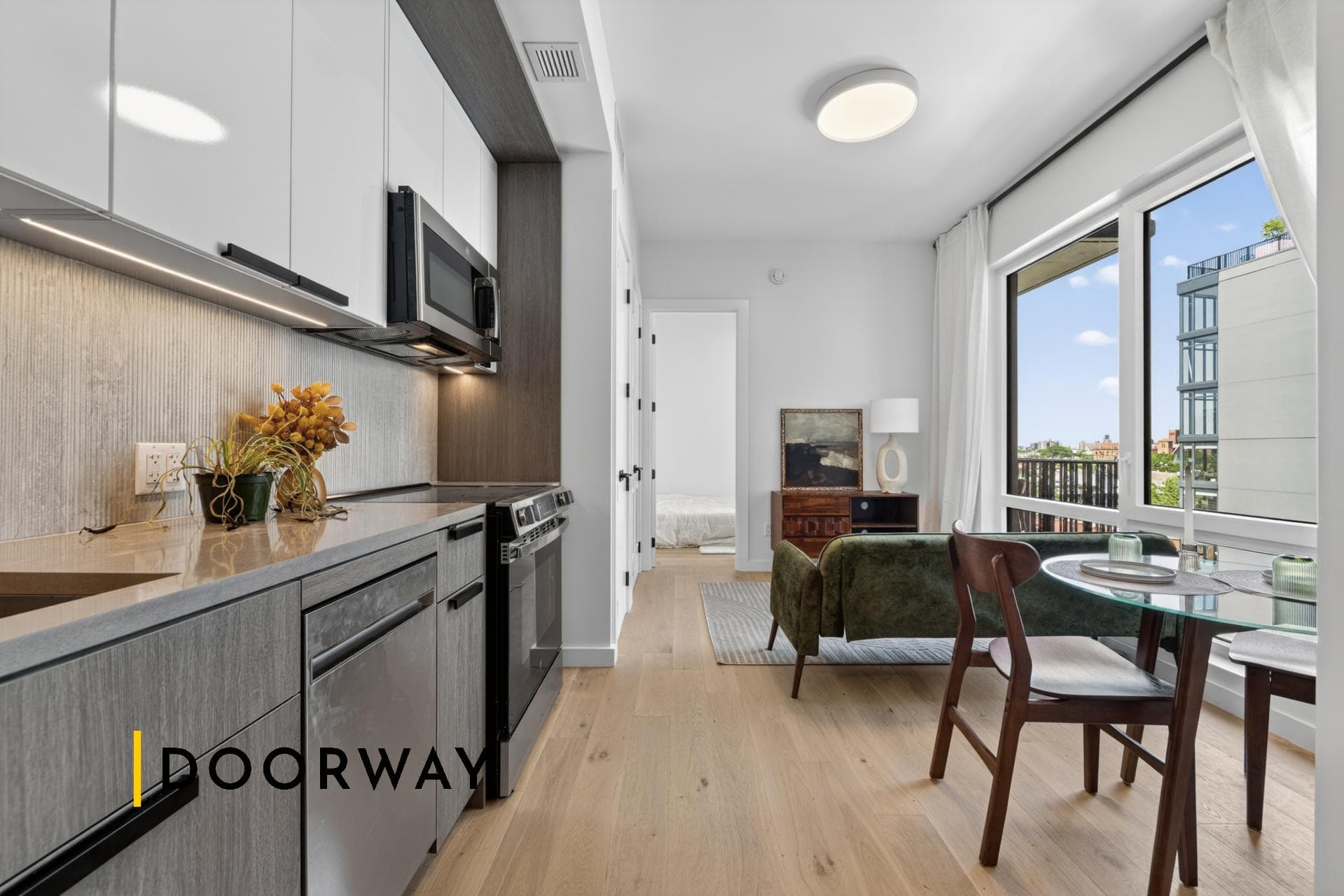 Interior of unit 1A at 1211 Fulton Street, Brooklyn, NY, 11216