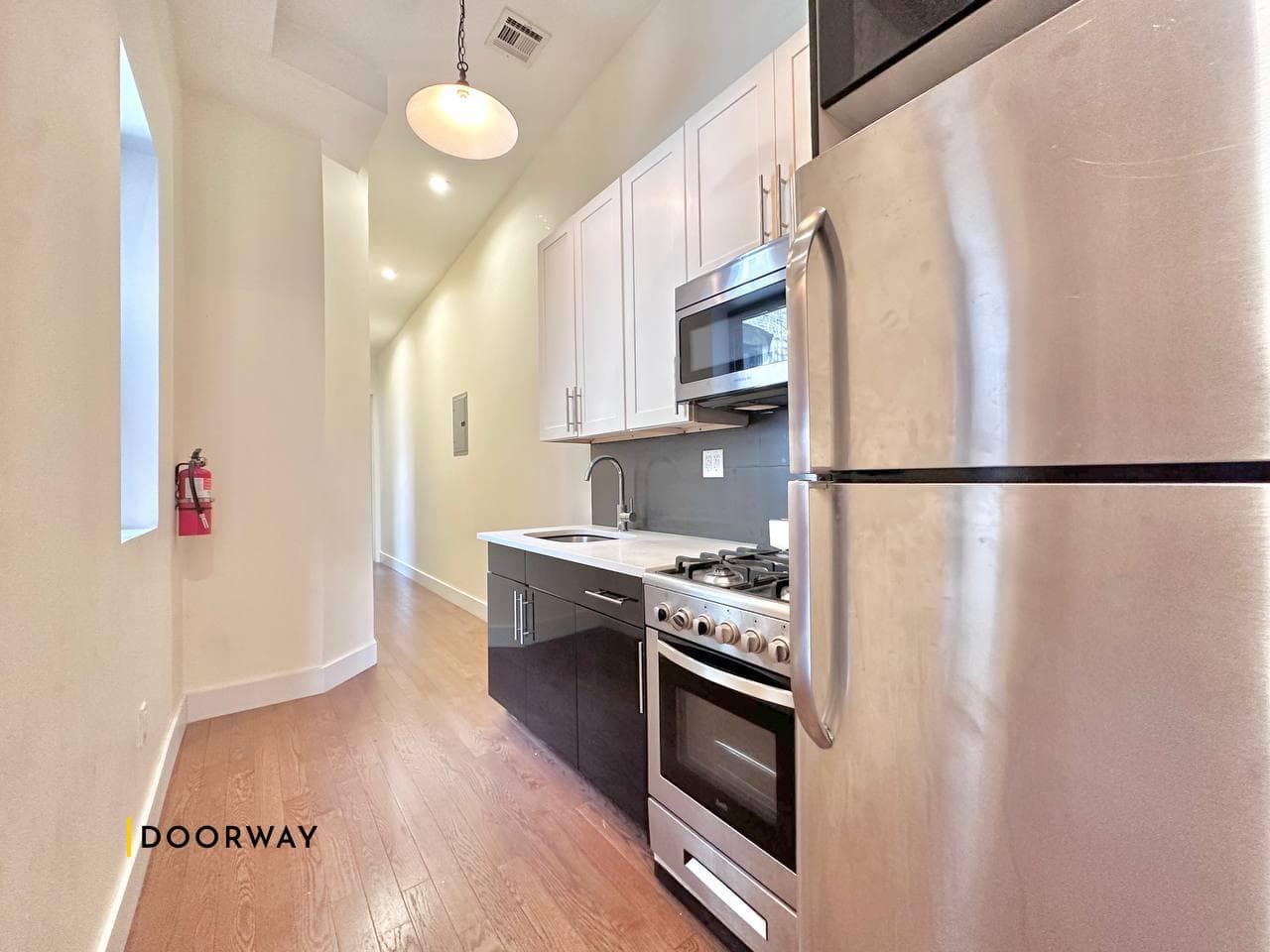 Interior of unit 1LFR at 507 Central Avenue, Brooklyn, NY, 11221