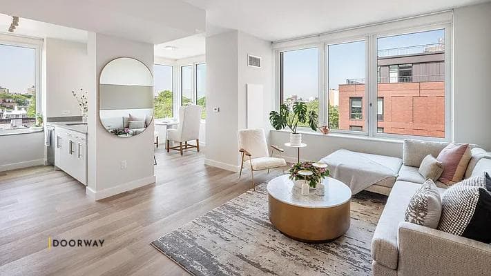 Interior of unit 428 at 595 Dean Street, Brooklyn, NY, 11238